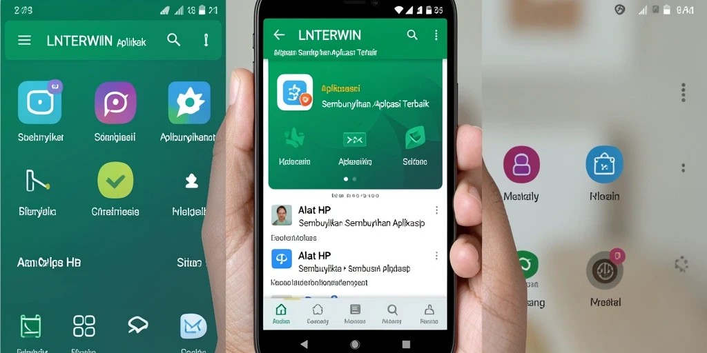 Tampilan antarmuka LNTERWIN yang modern dan fungsional.