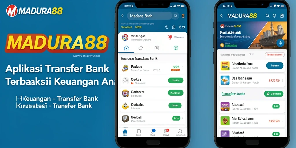 Tampilan antarmuka MADURA88 yang user-friendly untuk Transfer Bank.