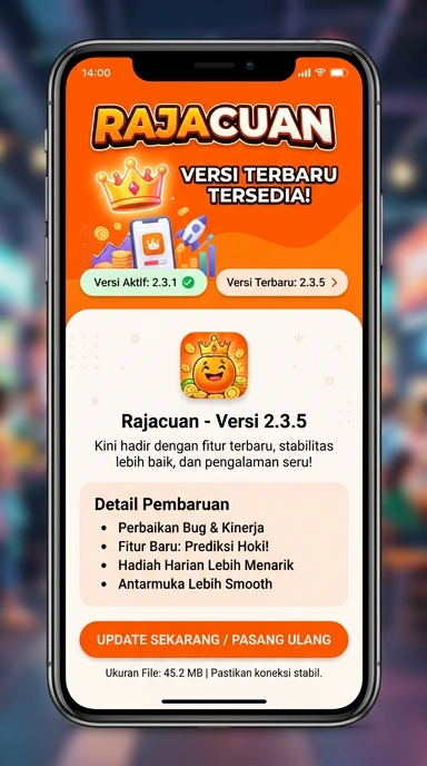 Tampilan riwayat versi rajacuan